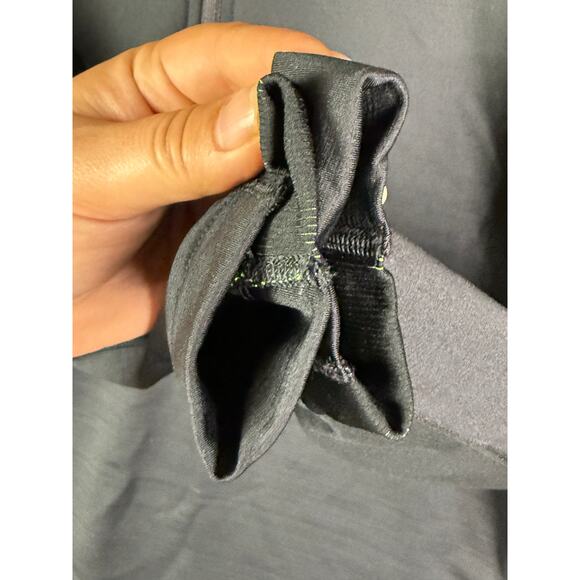 Nike Pro Combat Hyperwarm 1/2 Zip Pullover Training Top Thumbholes Womens Large - Picture 7 of 12